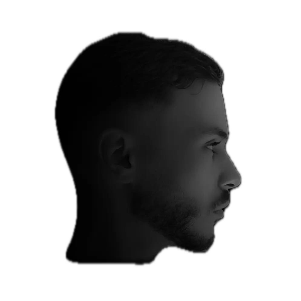 Green Channel: Shadow Fade Side Profile