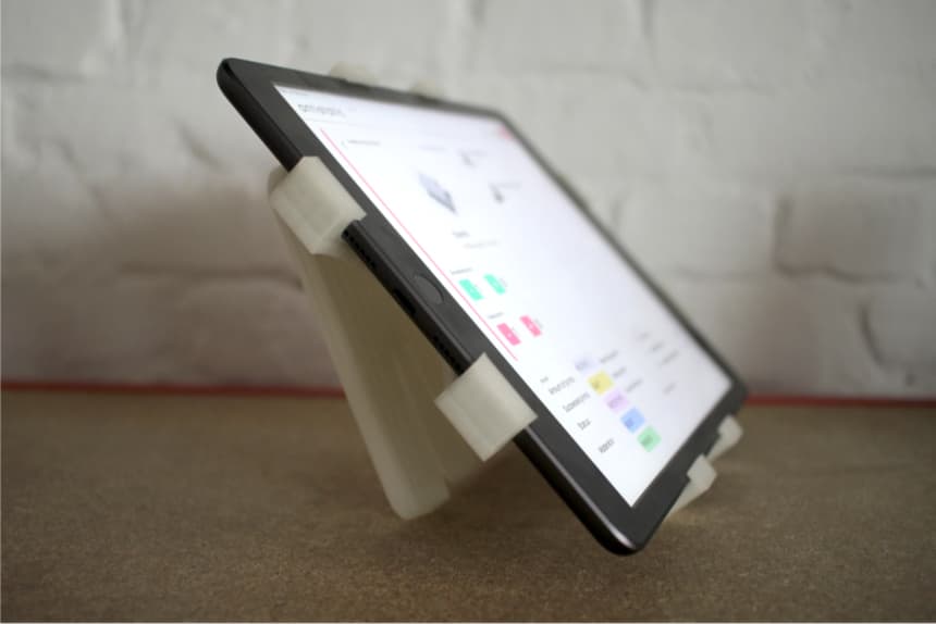 Mounted tablet interface